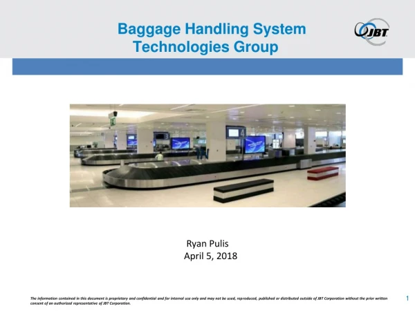 Baggage Handling System Technologies Group