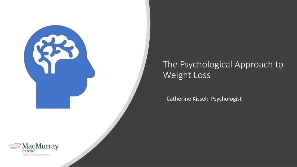 the psychological approach to weight loss