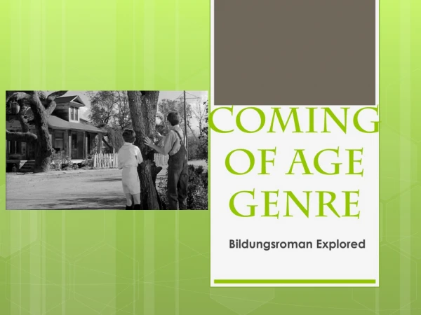 Coming of Age Genre