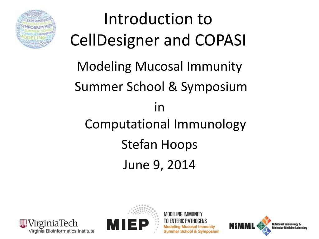 introduction to celldesigner and copasi
