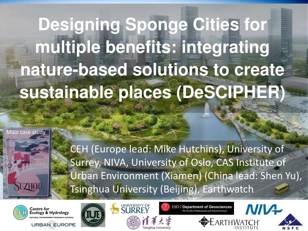 designing sponge cities for multiple benefits