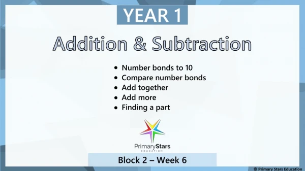 Addition &amp; Subtraction