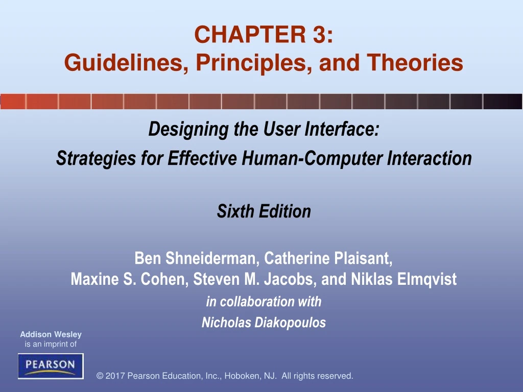 chapter 3 guidelines principles and theories