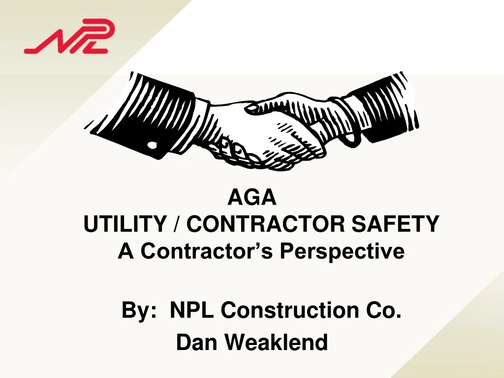 aga utility contractor safety a contractor