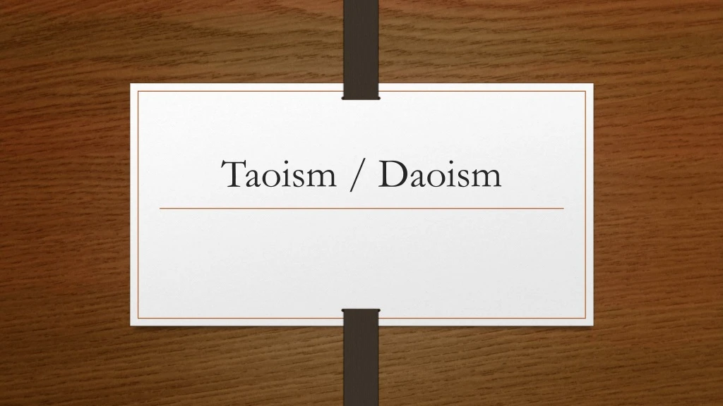 taoism daoism