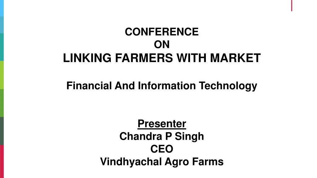 conference on linking farmers with market