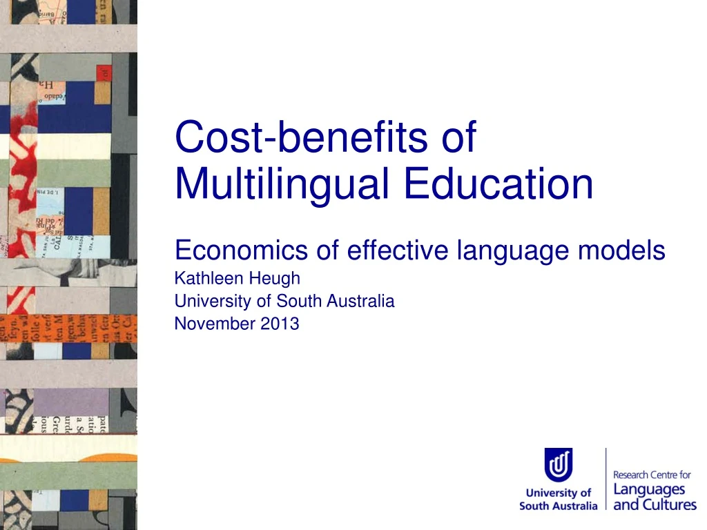 cost benefits of multilingual education