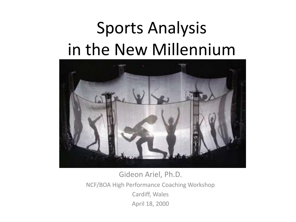 sports analysis in the new millennium