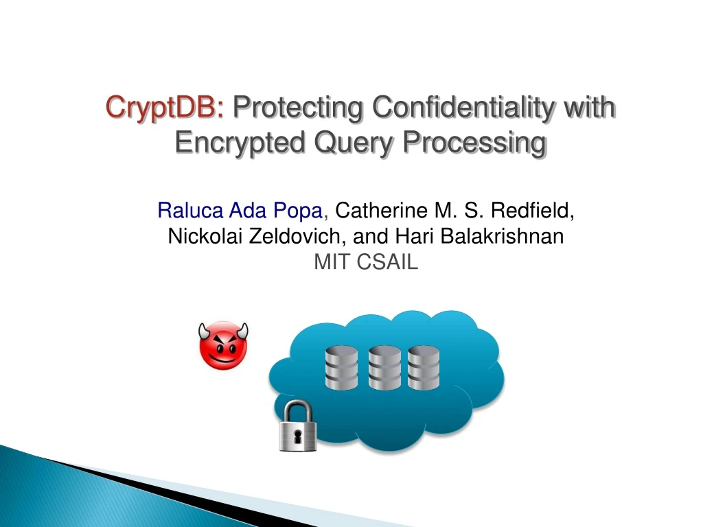 cryptdb protecting confidentiality with encrypted