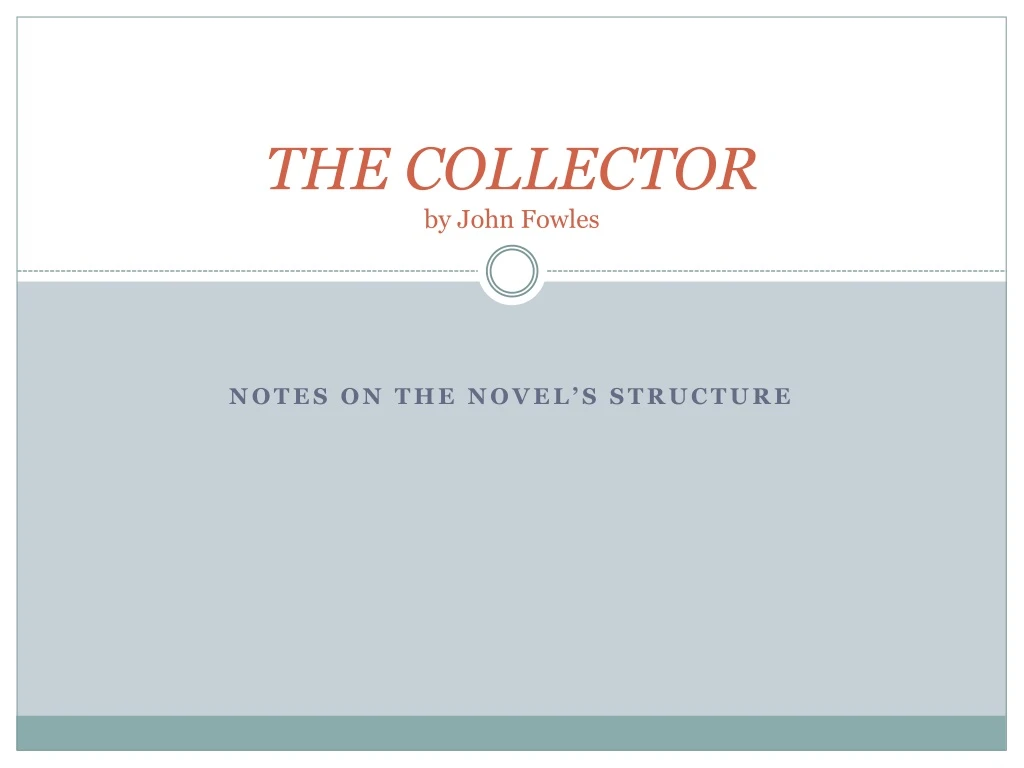 the collector by john fowles