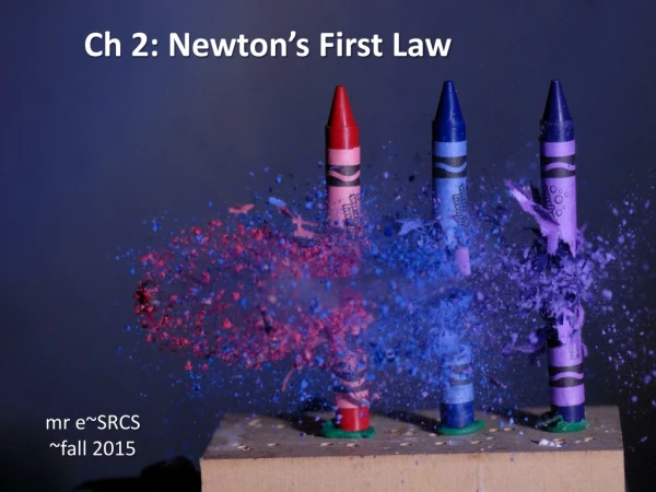 Ch 2: Newton’s First Law