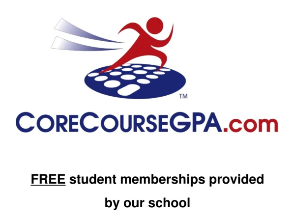 FREE student memberships provided by our school