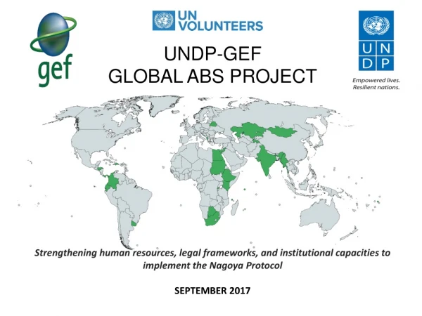 UNDP-GEF GLOBAL ABS PROJECT