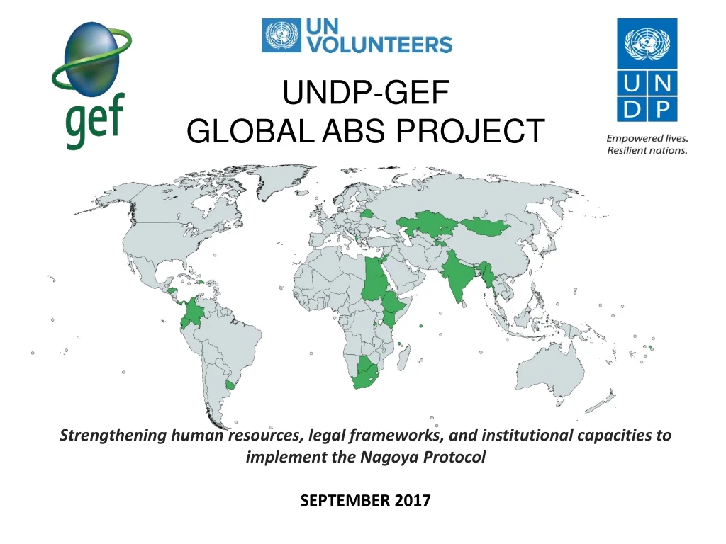 undp gef global abs project