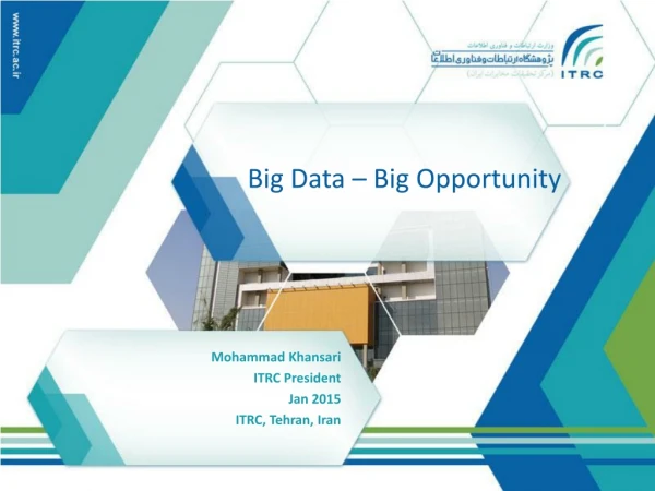 Big Data – Big Opportunity
