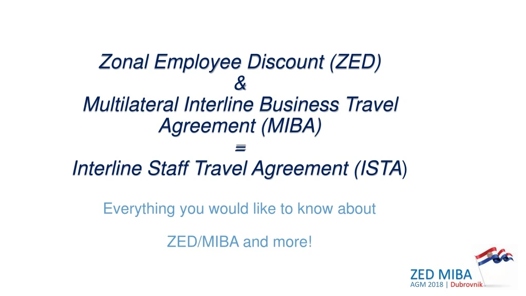 zonal employee discount zed multilateral