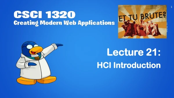 HCI Introduction