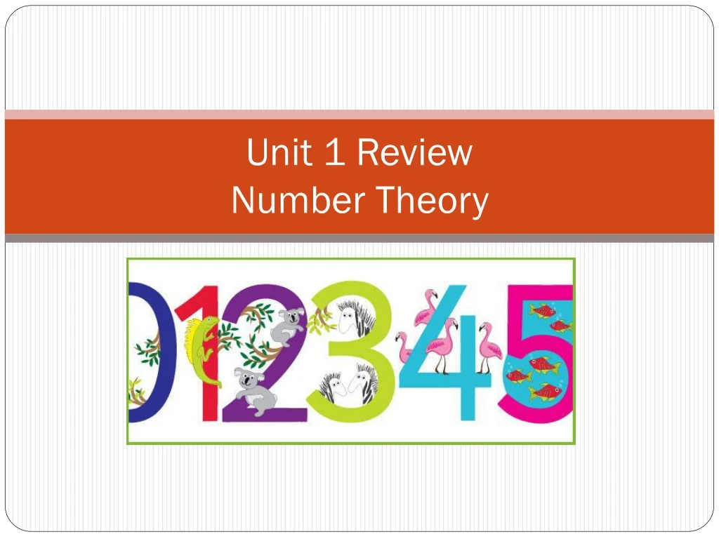 unit 1 review number theory
