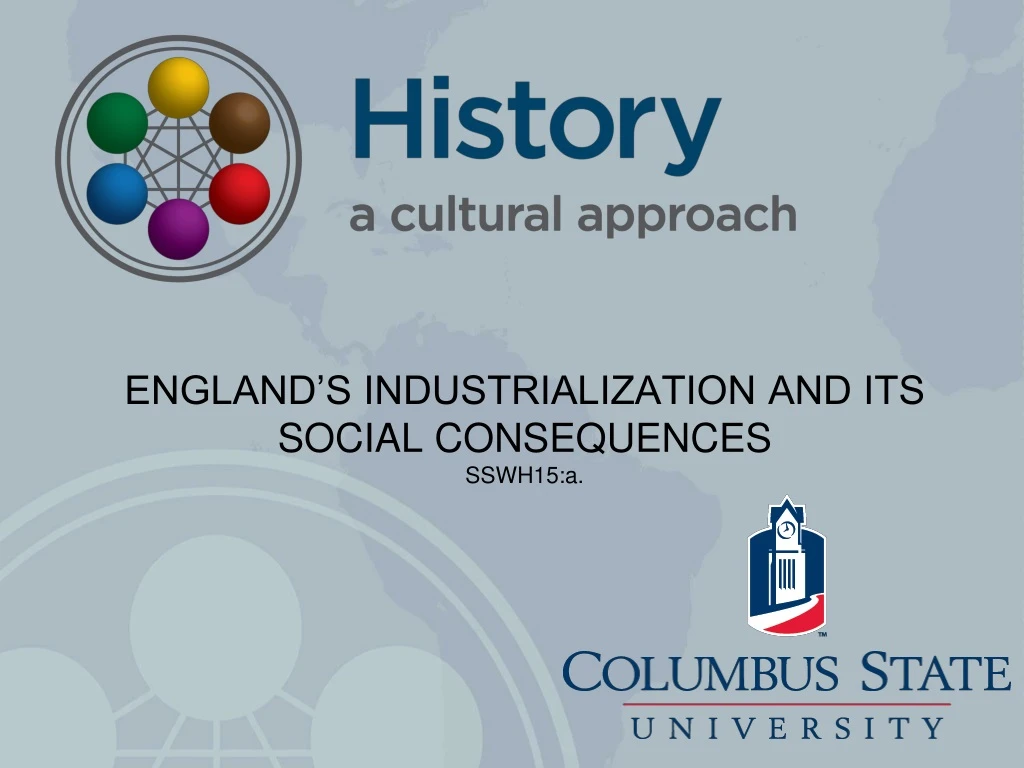 england s industrialization and its social consequences sswh15 a