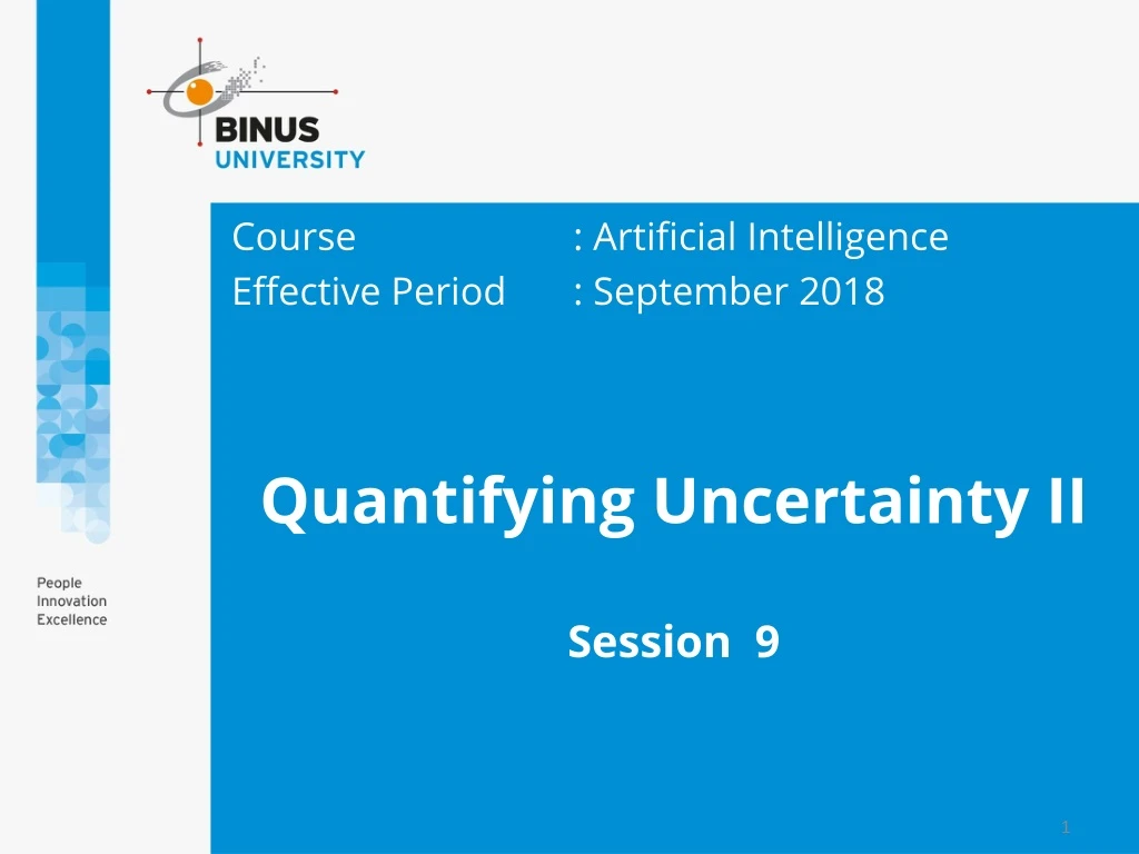 quantifying uncertainty ii session 9