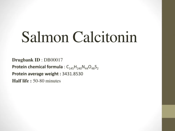 Salmon Calcitonin