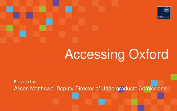 Accessing Oxford