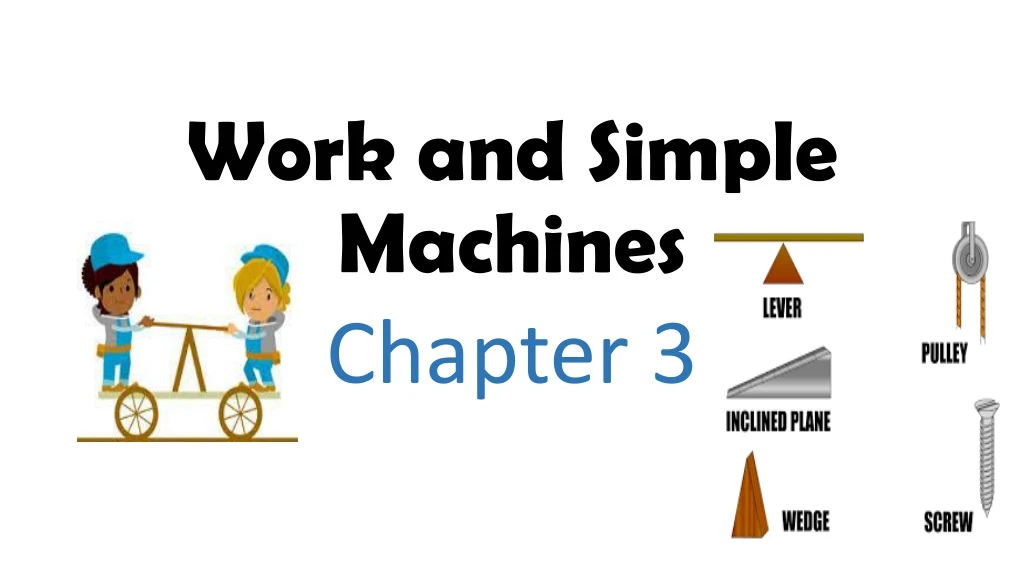 work and simple machines