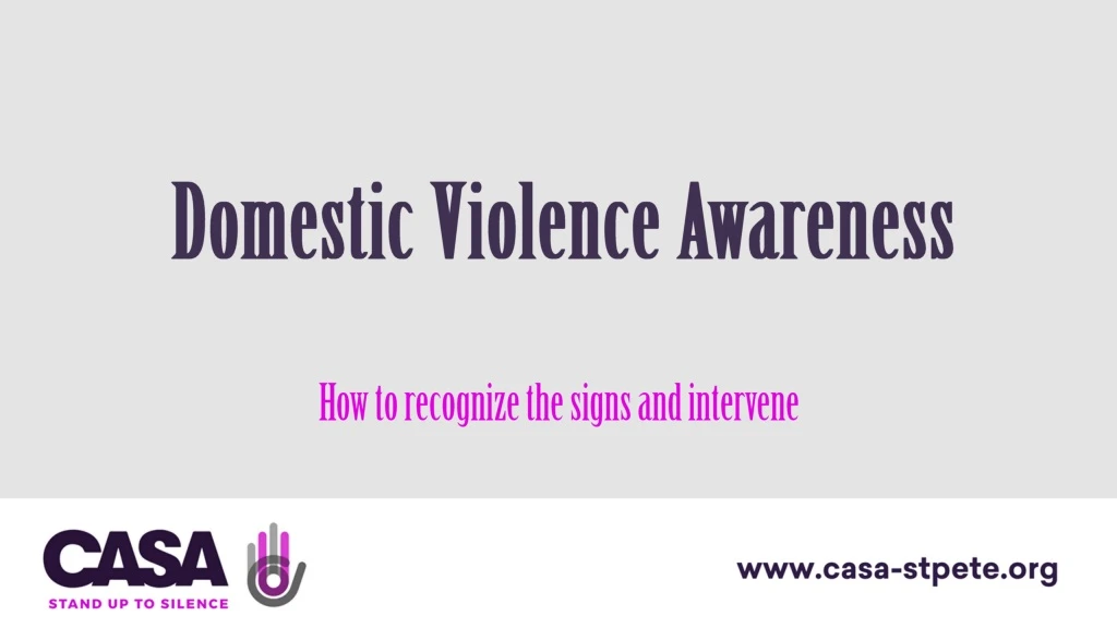 domestic violence awareness