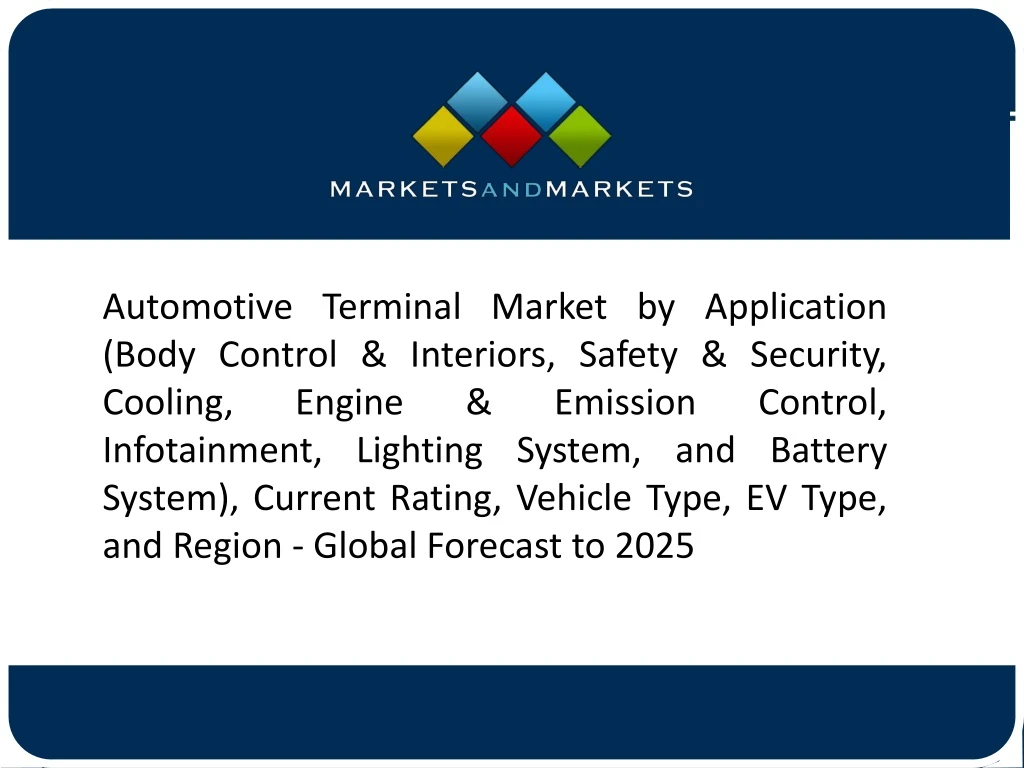 automotive terminal market by application body