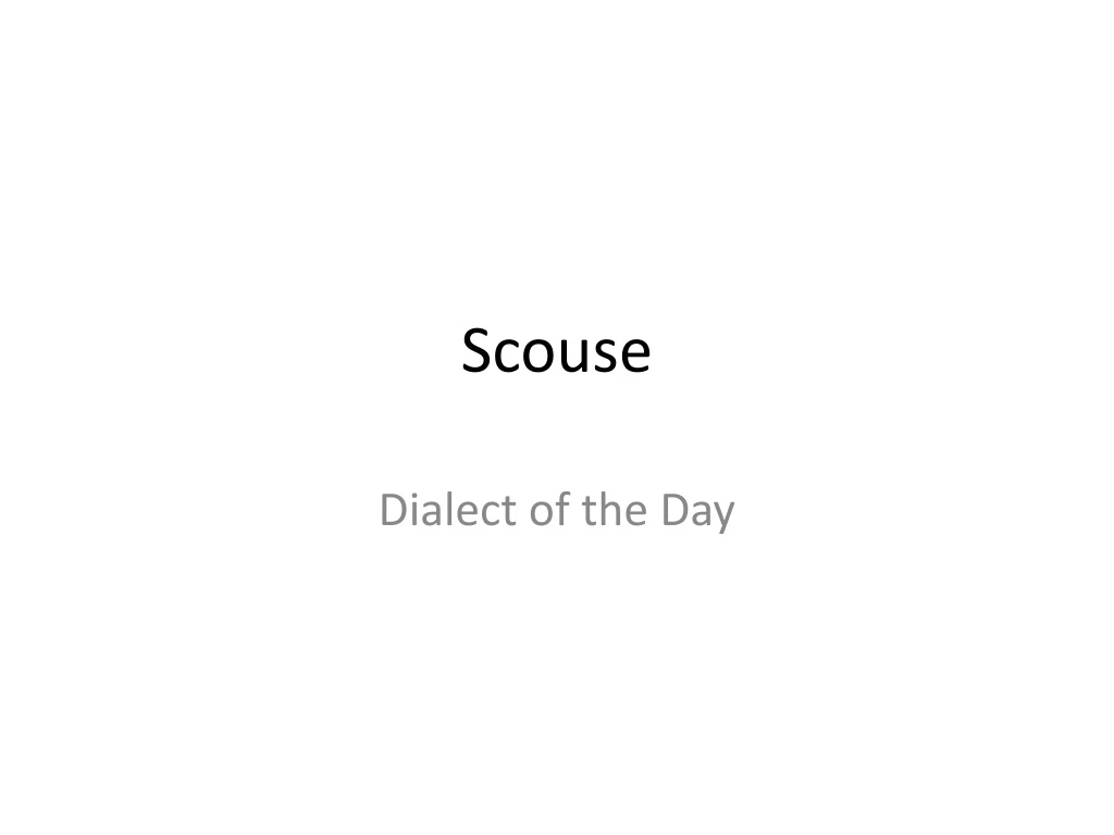 scouse