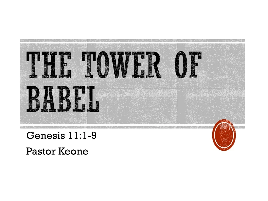 the tower of babel