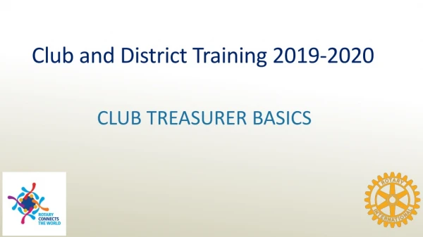 Club and District Training 2019-2020