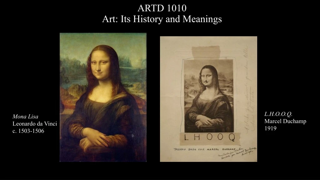 artd 1010 art its history and meanings