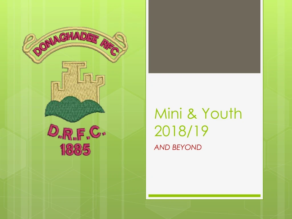 mini youth 2018 19