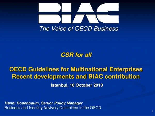 The Voice of OECD Business
