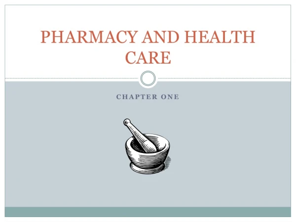 PHARMACY AND HEALTH CARE