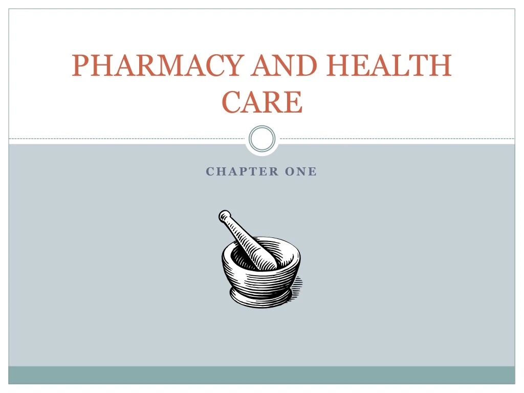 pharmacy and health care