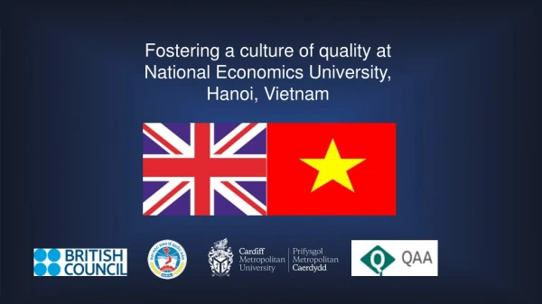 Fostering a culture of quality at National Economics University, Hanoi, Vietnam