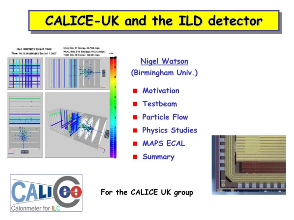 CALICE-UK and the ILD detector