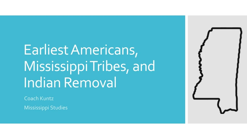 earliest americans mississippi tribes and indian removal