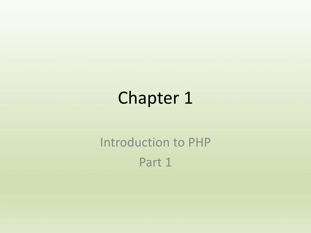 chapter 1