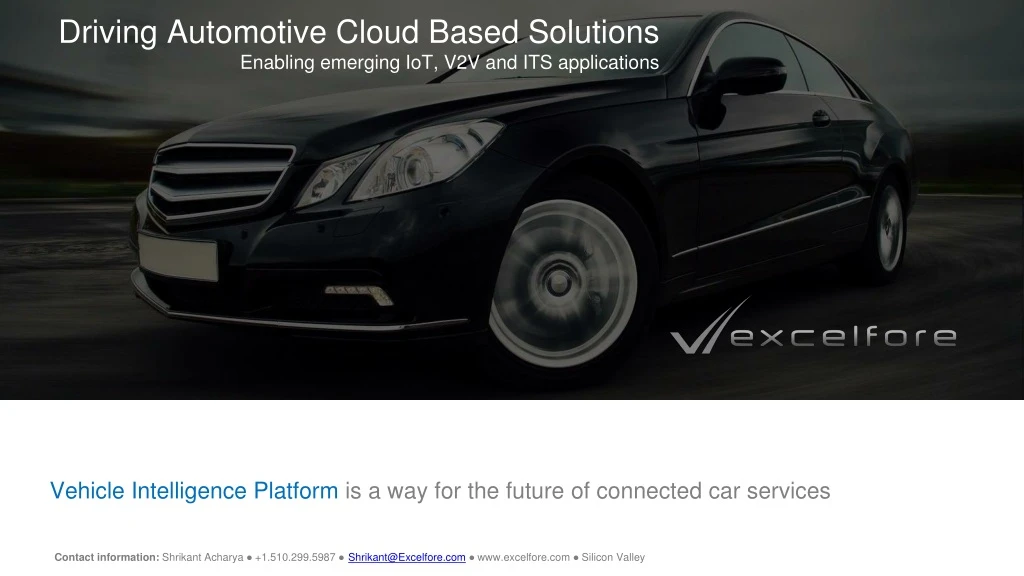 driving automotive cloud based solutions enabling