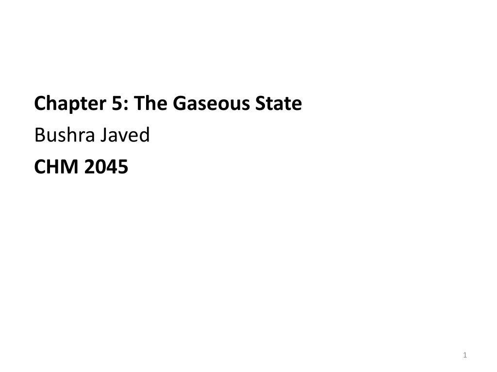 chapter 5 the gaseous state bushra javed chm 2 045