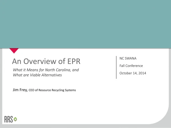 An Overview of EPR