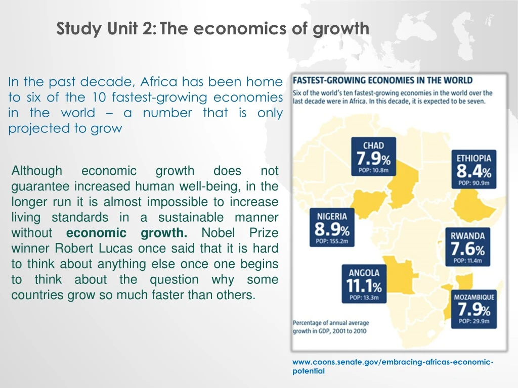 study unit 2 the economics of growth