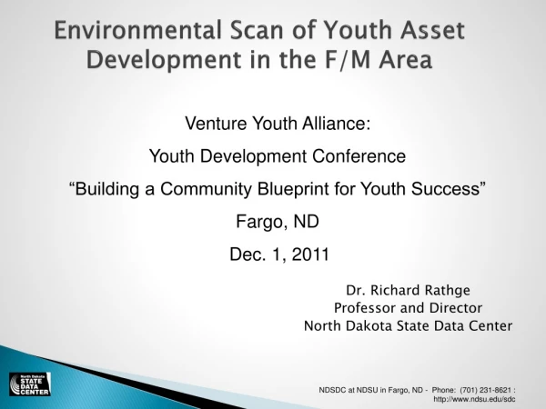 Environmental Scan of Youth Asset Development in the F/M Area