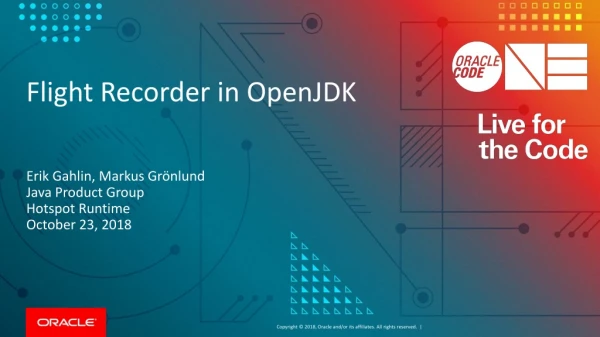 Flight Recorder in OpenJDK