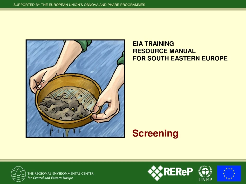 eia training resource manual for south eastern