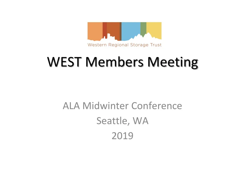 west members meeting