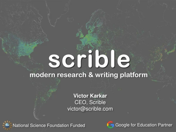 modern research &amp; writing platform